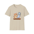 Kawaii Cat With Vase T-shirt