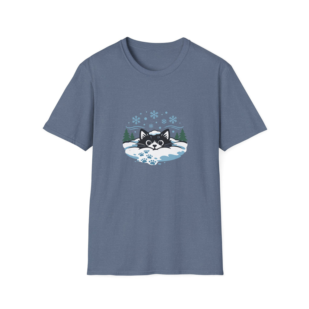 Cat in Snow T-shirt
