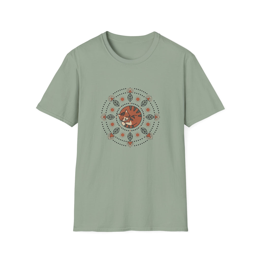 Sleepy Scandi Cat T-shirt