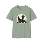 Cat And Boy T-shirt