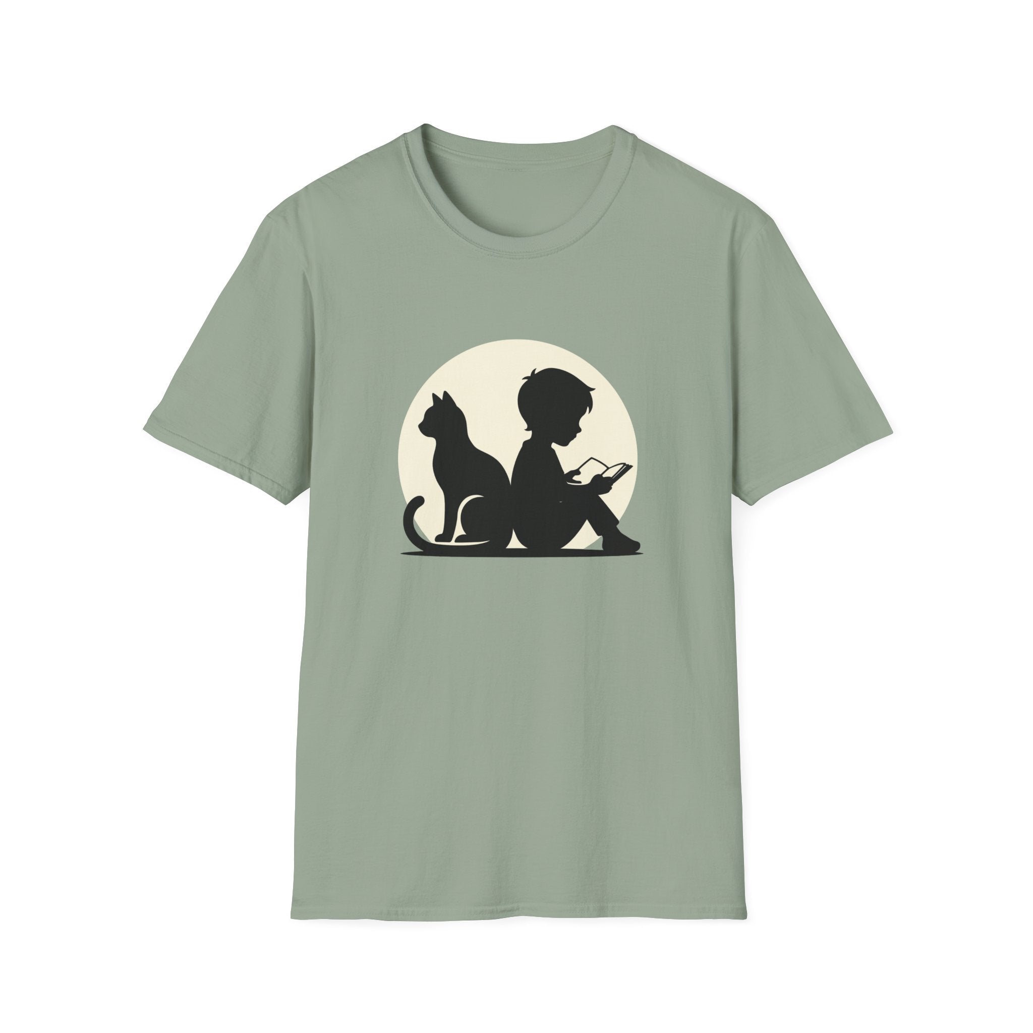 Cat And Boy T-shirt