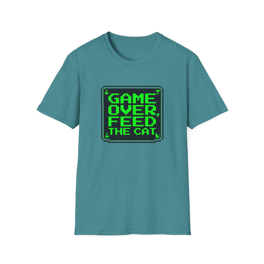 Game Over Feed The Cat T-shirt