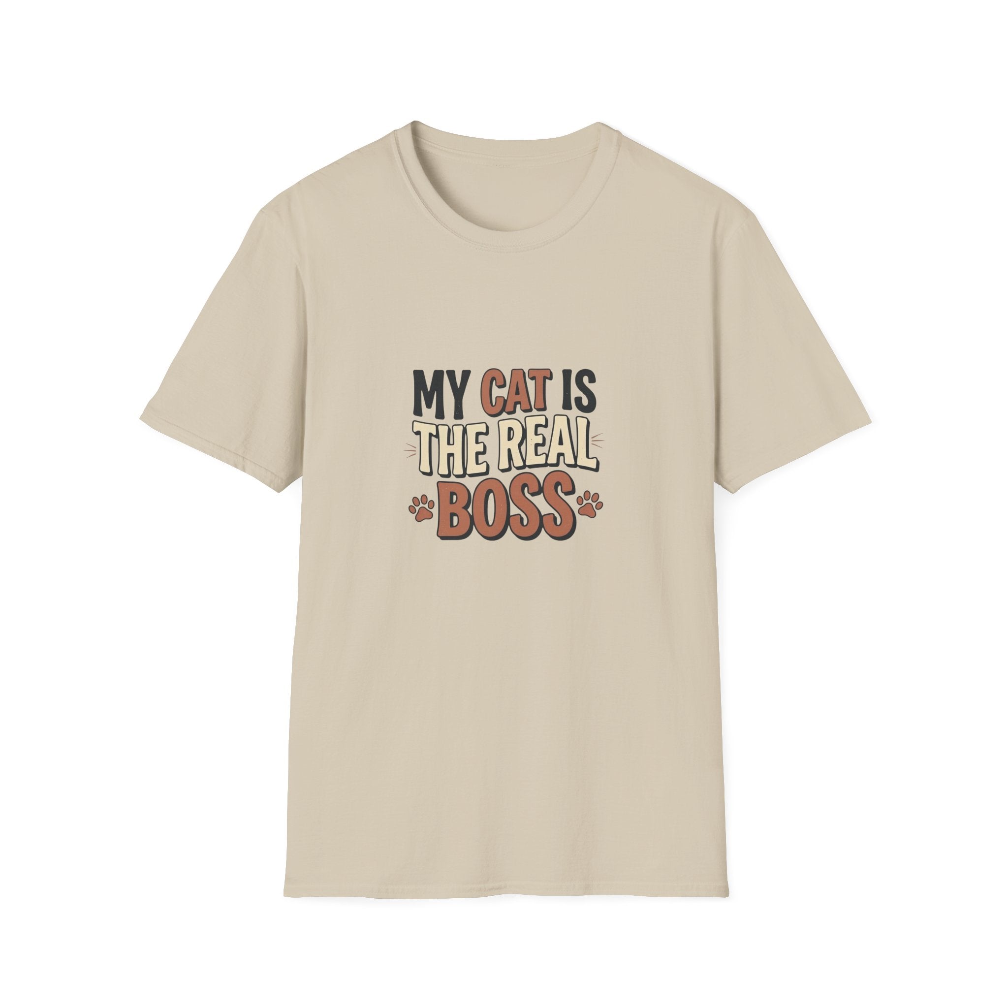 My Cat Is The Real Boss T-shirt