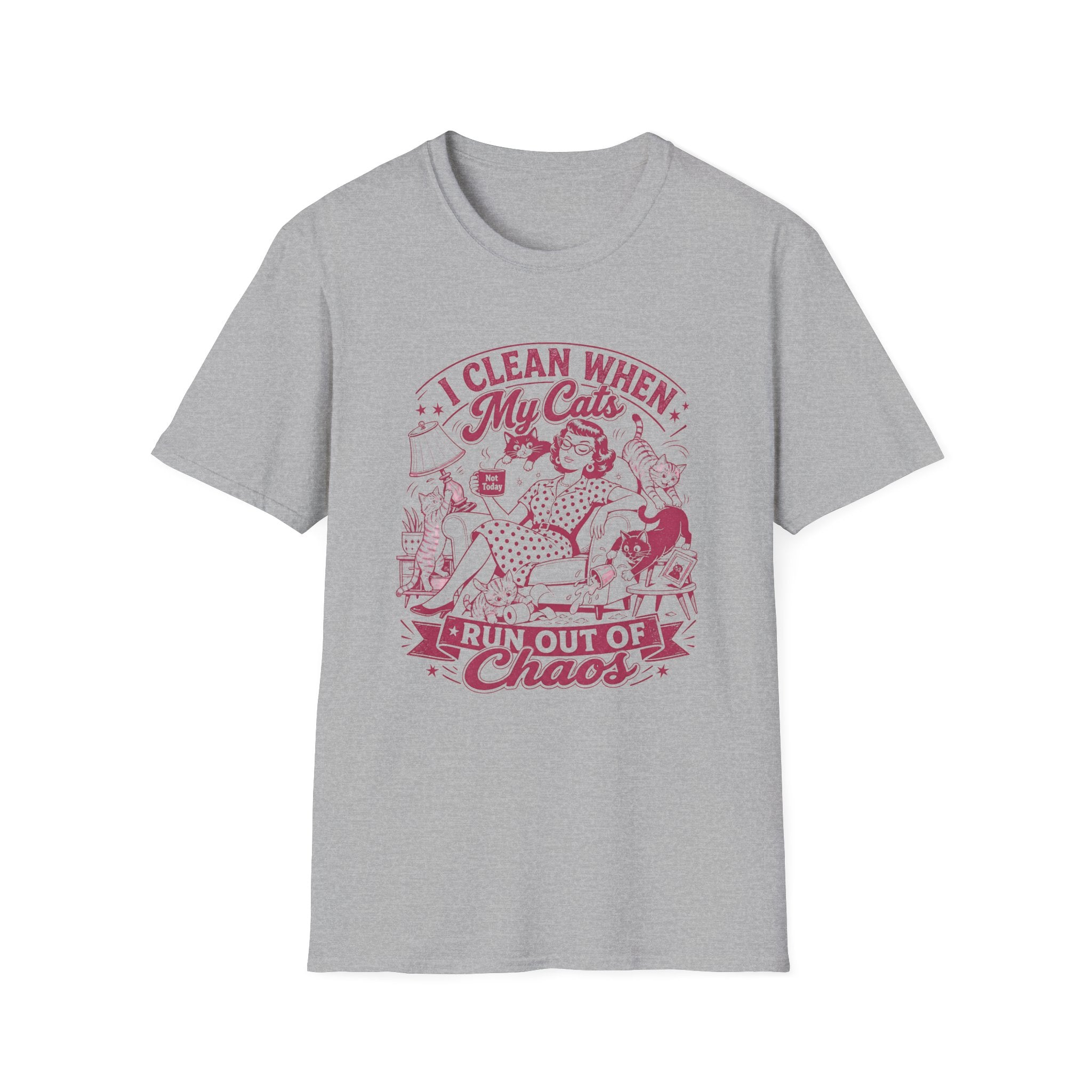 I Clean When My Cats Run Out Of Chaos T-Shirt