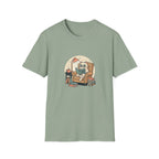 Cute Reading Cat T-shirt