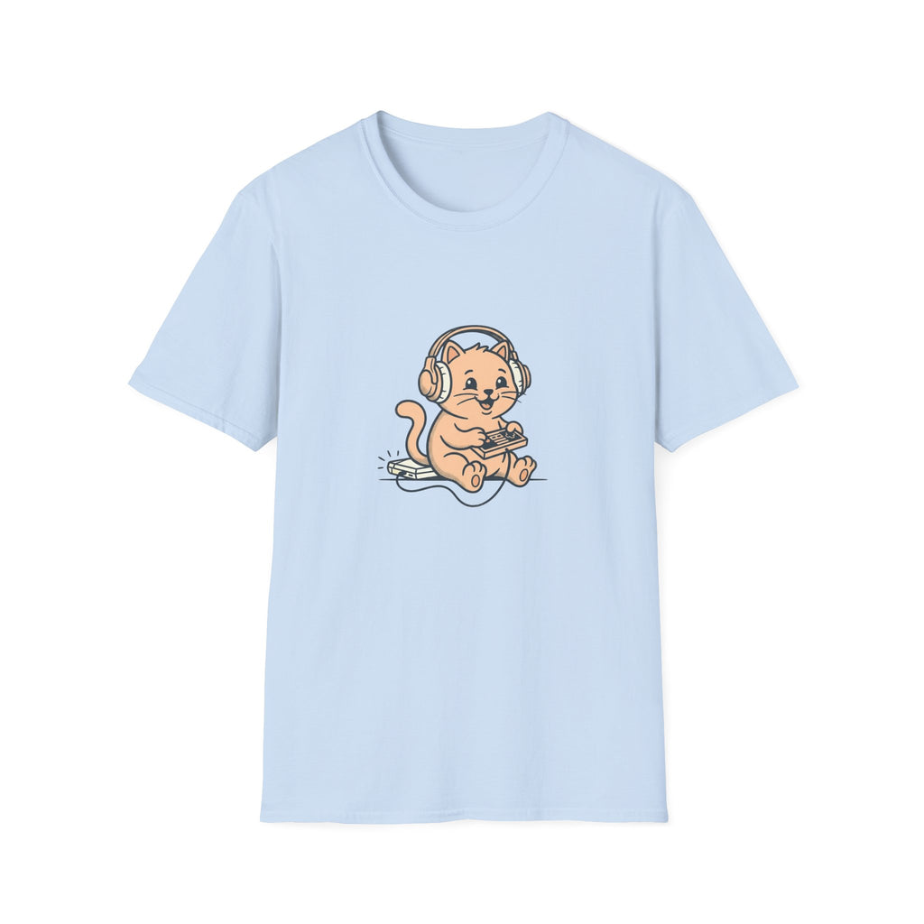 Pink Gaming Cat T-shirt