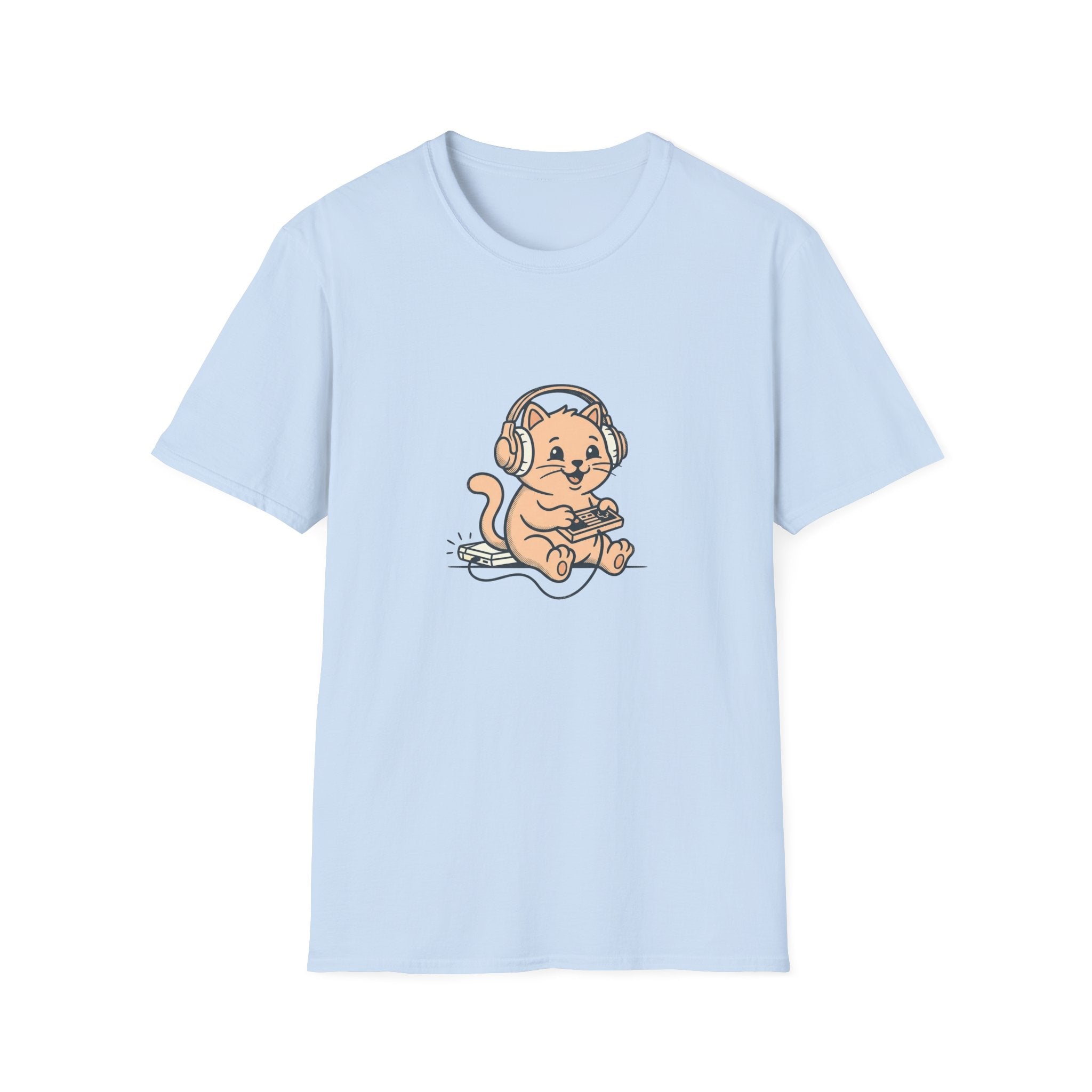 Pink Gaming Cat T-shirt