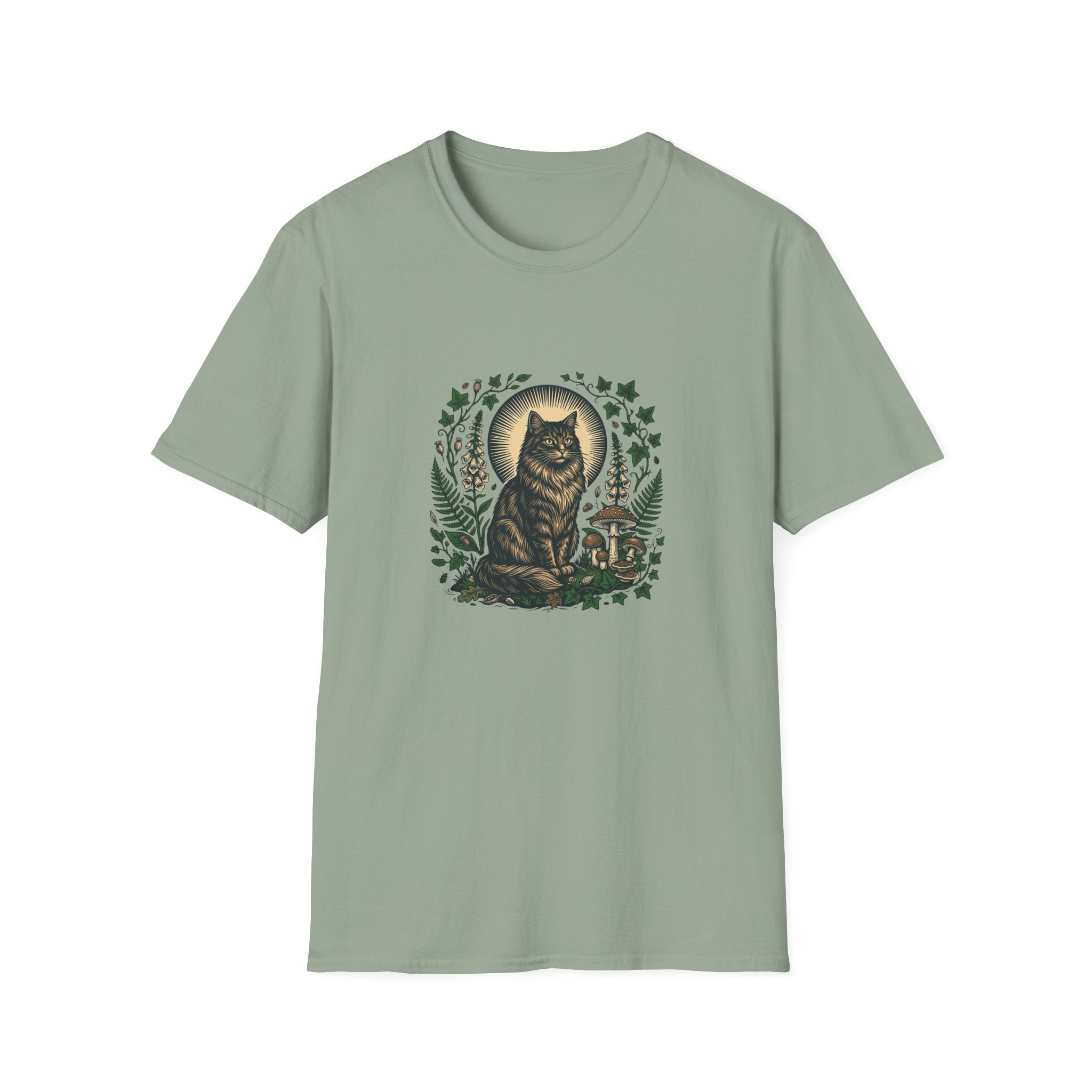 Maine Coon Woodcut T-shirt