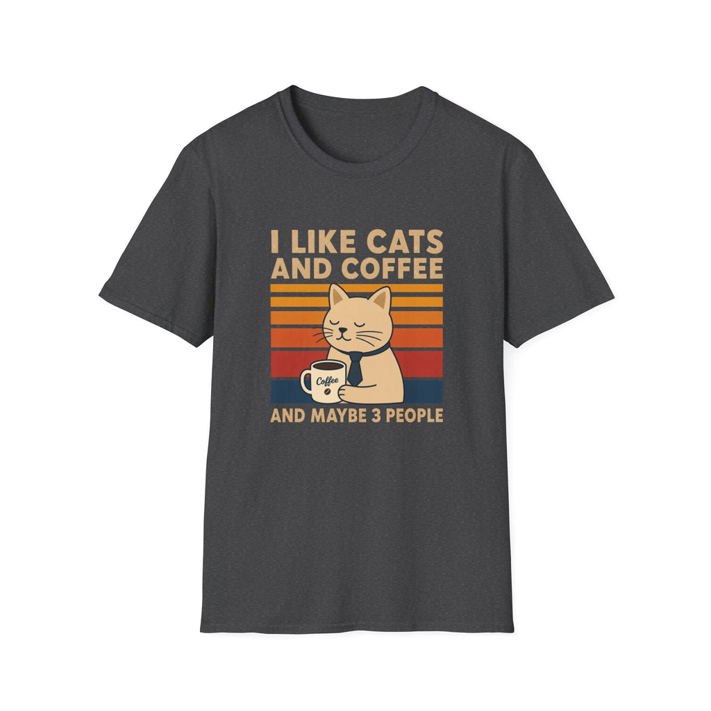 I Like Cats and Coffee T-shirt