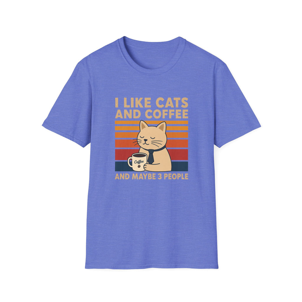 I Like Cats and Coffee T-shirt