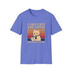 I Like Cats and Coffee T-shirt