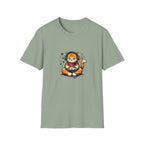 Retro Arcade Gamer Cat T-shirt