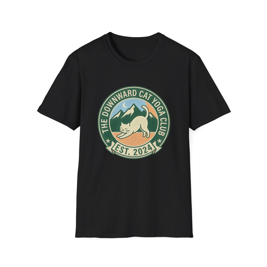 Downward Cat Yoga Club T-Shirt