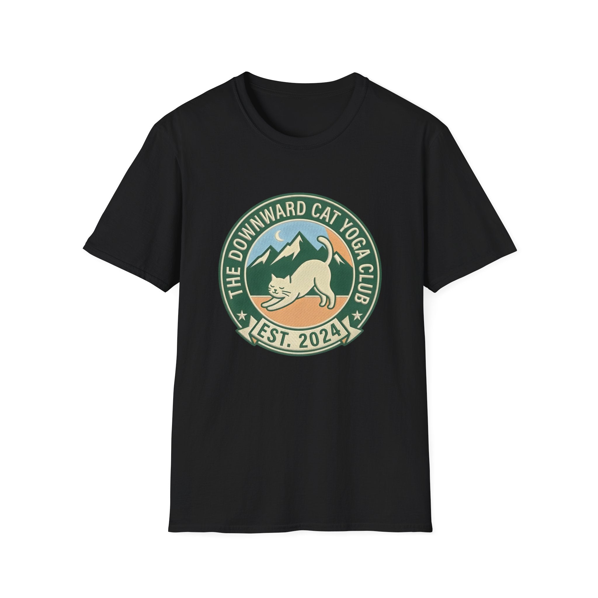 Downward Cat Yoga Club T-Shirt