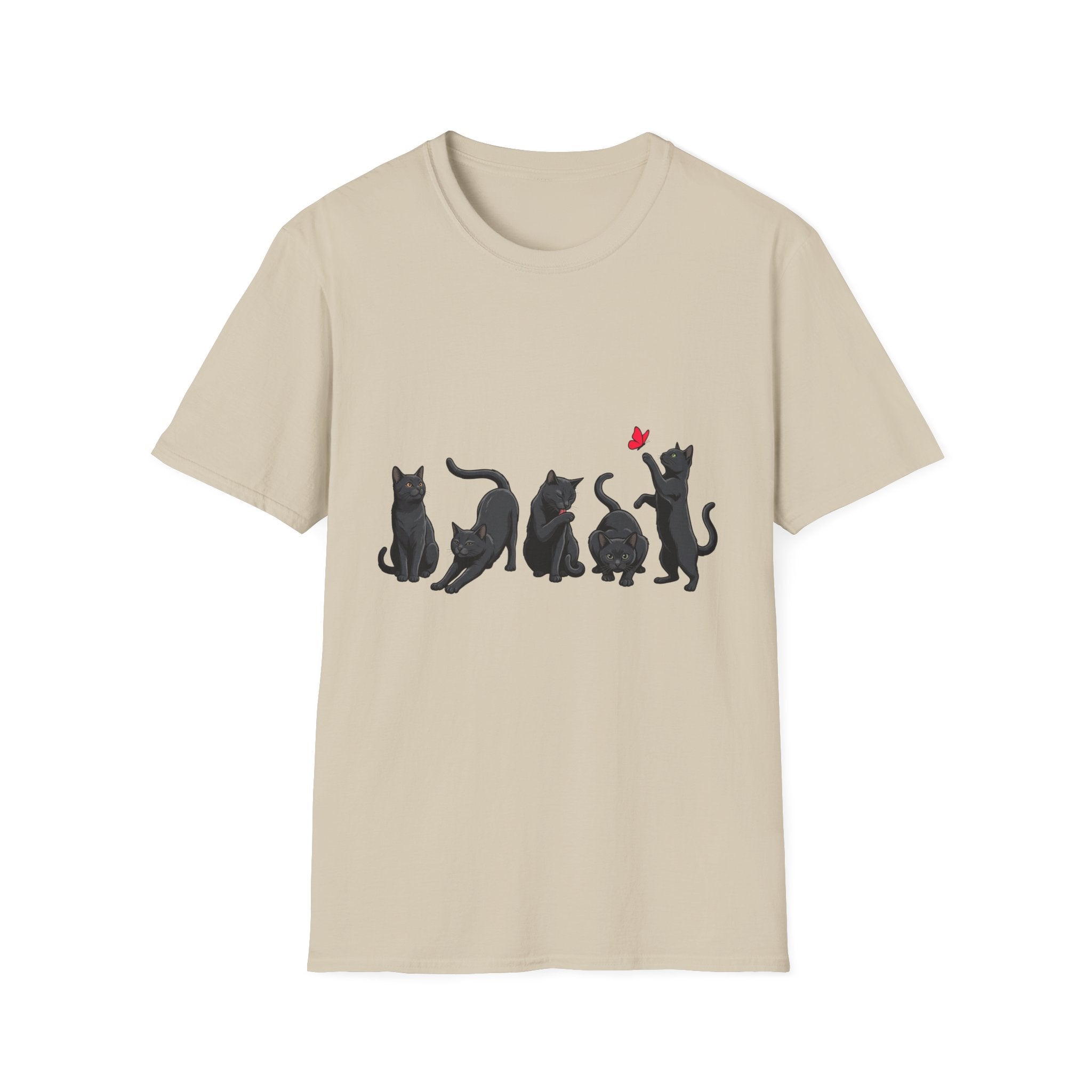 Five Moods Of Cats T-shirt
