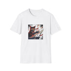 Graffiti Cat Knocking Over Glass T-shirt