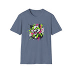 Neon Graffiti Cat T-shirt