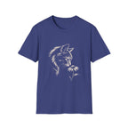Cat Sniffing Flower T-Shirt