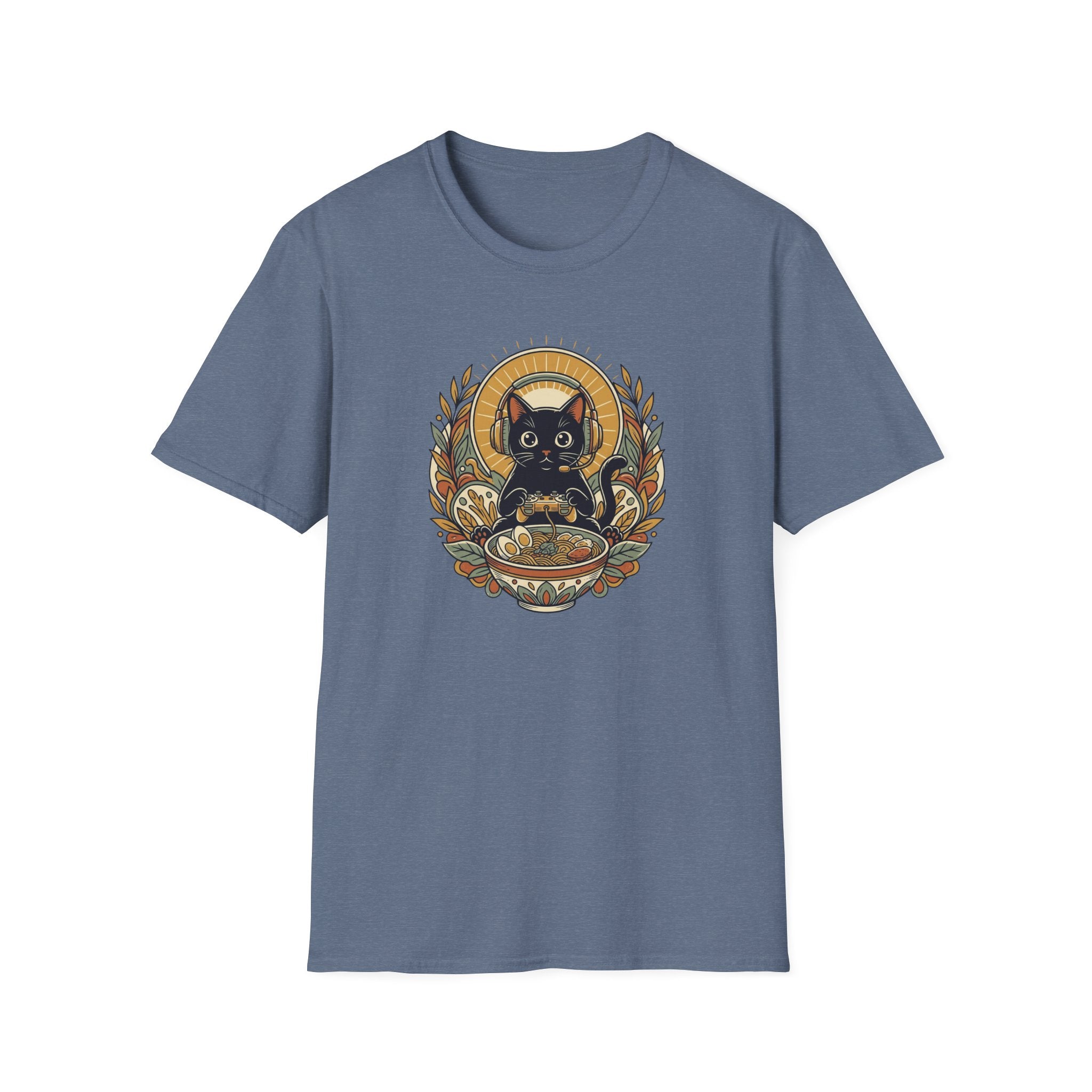 Gaming Ramen Cat T-shirt