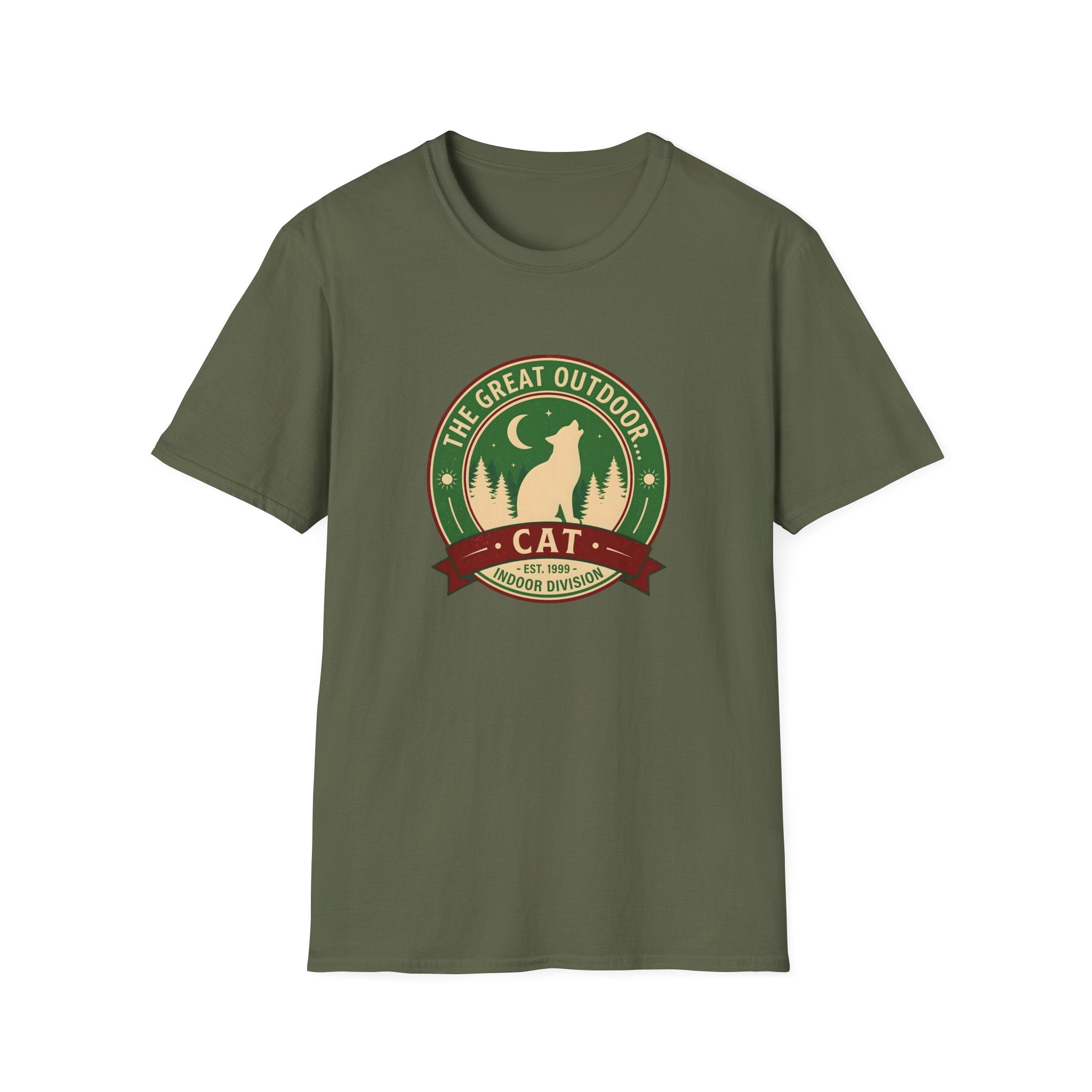 The Great Outdoor Cat Indoor Division T-Shirt