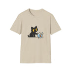 Cat Pushing Fishbowl T-shirt